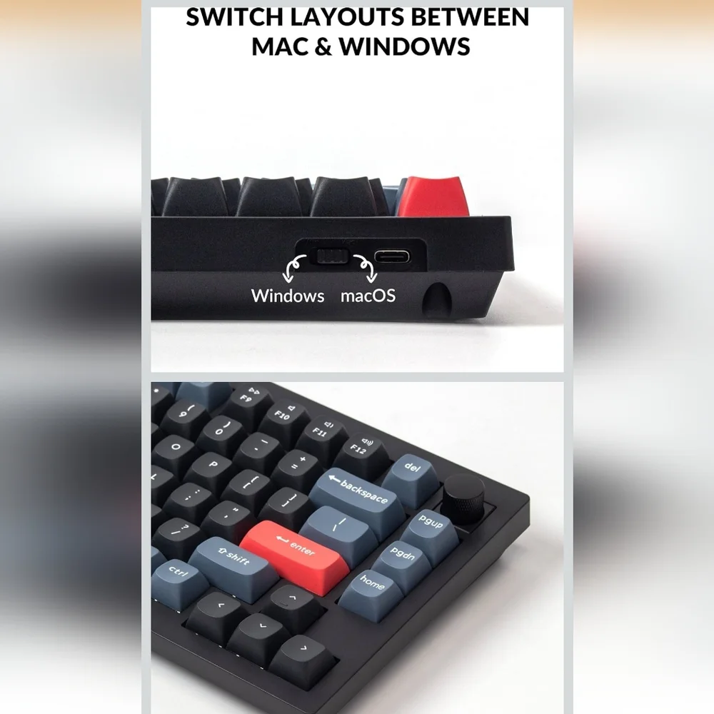 Keychron V1 wired mechanical keyboard V1D3